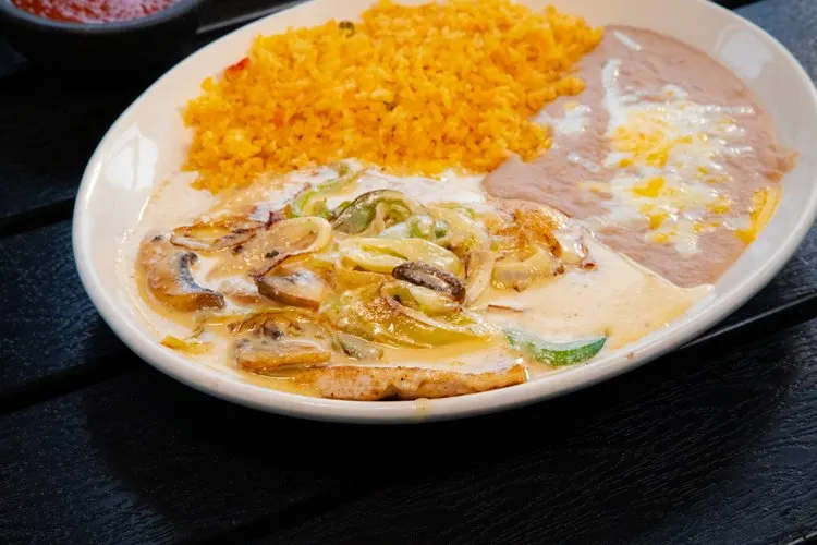 pollo a la crema